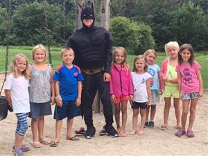 Batman visits Camp